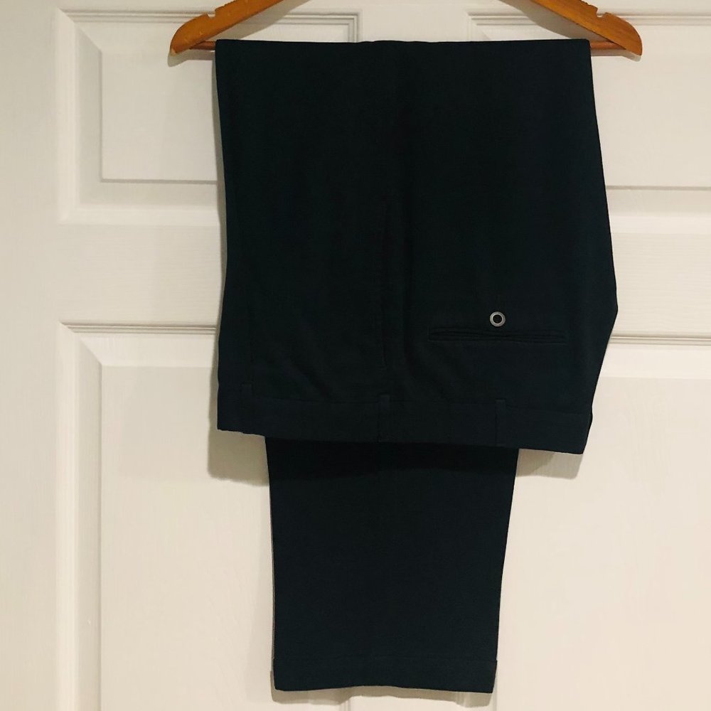 Perry Ellis Portfolio mens navy blue dress pants 34x30